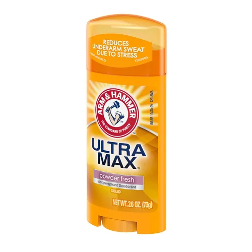 Miniatura 8 de Arm & Hammer Ultramax Desodorante y polvo de antitranspirante sólido, polvo fresco, barra de 2.6 onzas (paquete de 6)