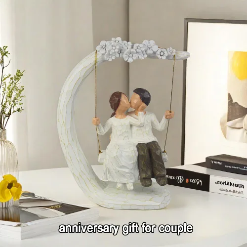 Miniatura 2 de Figuras románticas para parejas, estatuas de besos, boda, matrimonio, recién casados, compromiso, regalos de San Valentín para parejas, esposas
