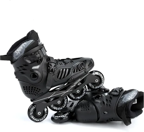 Miniatura 4 de DHAEY Patines en línea para niñas y niños, patines en línea para niñas, mujeres, adultos, hombres, niñas de 8 a 12 años, patines en línea ajustables