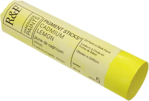Miniatura 102 de R&F Handmade Paints - Barra de pigmento al óleo profesional, cadmio y limón, 6.4 fl oz Limón de cadmio