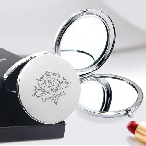 Miniatura 3 de howson london Espejo compacto personalizado, espejo de mano, espejo de maquillaje, regalos para mamá, día de la madre, GIFS, mujeres, para viajes