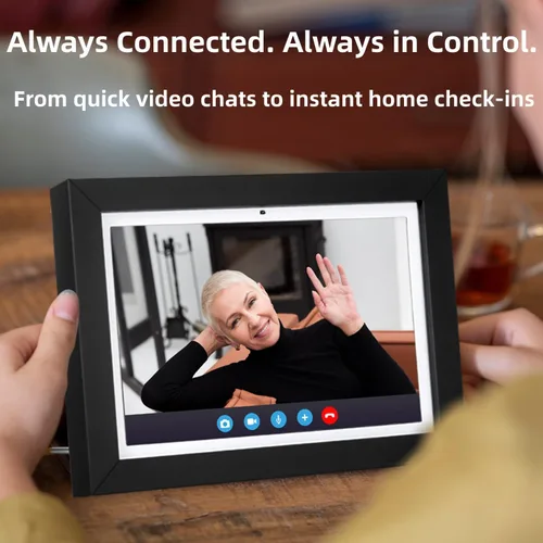 Miniatura 6 de Smart TV pequeño de 10 pulgadas con sintonizador ATSC y pantalla táctil, TV de cocina 5 en 1 con panel de control del hogar, videollamada