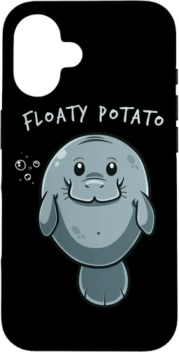 Miniatura 31 de iPhone 11 Floaty Potato Manatí Chubby Sirena Sea Vaca Animal Estuche de Regalo