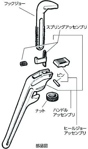 Miniatura 4 de Ridgid 31470 Piezas de repuesto para llaves de tubo - D793S E6 HD HDL