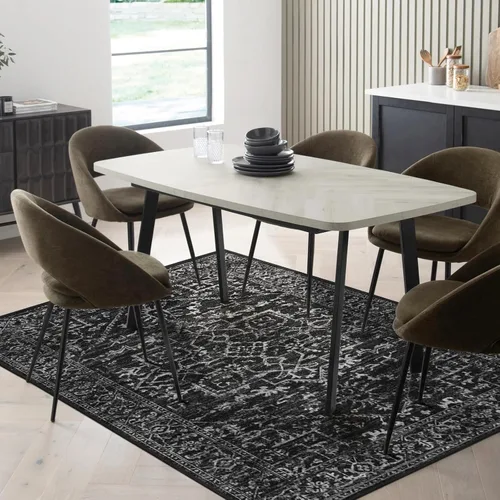 Miniatura 6 de Tapete para silla de suelo duro, 60 x 48 pulgadas, tapete para silla de oficina para superficie dura, alfombra de área para sala de estar, tapete