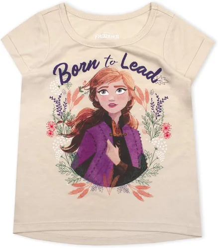 Miniatura 2 de Disney Frozen Elsa & Anna - Paquete de 3 camisetas para niñas pequeñas, niñas pequeñas y grandes