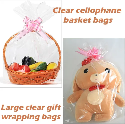 Miniatura 7 de Bolsas de celofán resellables transparentes grandes de 14 x 20 pulgadas para productos de embalaje, 300 bolsas de regalo autosellantes, bolsas