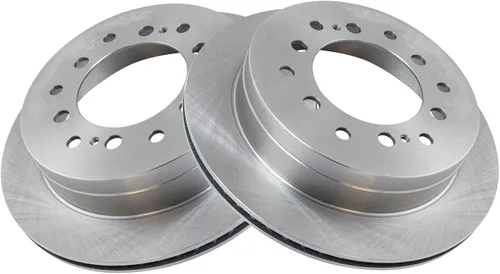 Miniatura 6 de TRQ Kit de pastillas de freno trasero y rotor, kit químico de freno, pastillas de freno de cerámica compatible con Lexus GX470 Toyota 4Runner