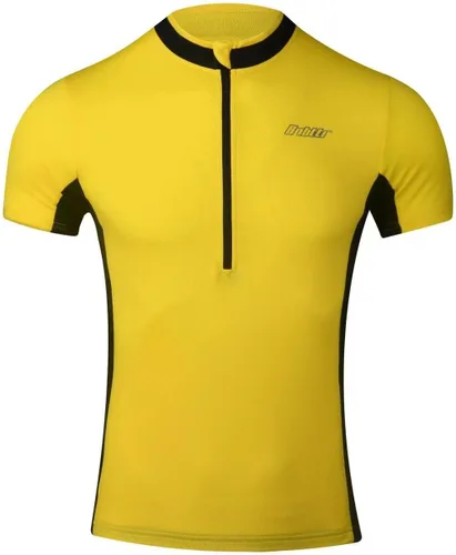 Camiseta de ciclismo de manga corta para hombre, camiseta de ciclismo MTB con media cremallera frontal y 3 bolsillos posteriores