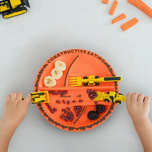 Miniatura 7 de Combo de construcción con conjunto de utensilios, plato e individual de Constructive Eating