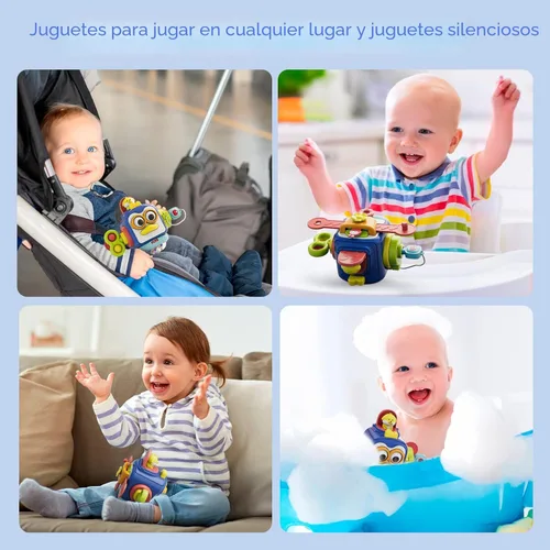 Miniatura 4 de OSIMILY Juguetes para niños de 1 año, juguetes Montessori de cubo ocupado para niños de 1 año en adelante, juguetes sensoriales para niños de 1 a 3