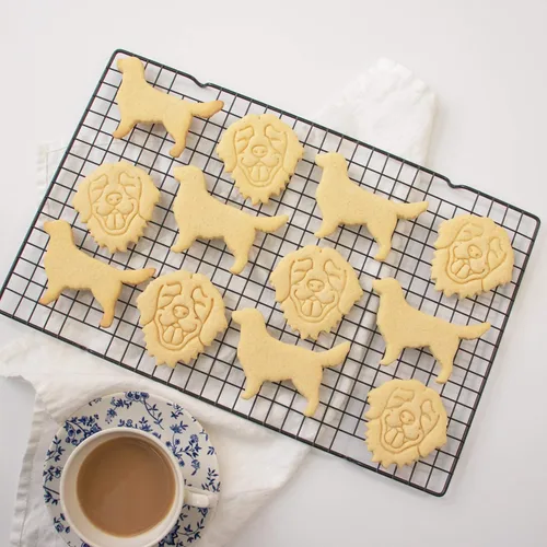 Miniatura 3 de Juego de 2 cortadores de galletas Golden Retriever (Diseños: Cara y Cuerpo), 2 piezas - Bakerlogy