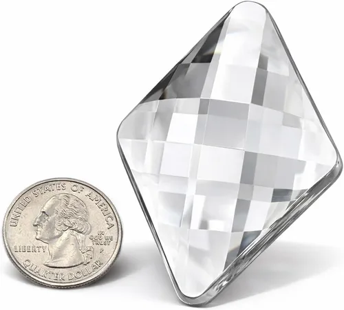Miniatura 12 de Allstarco Enormes joyas de diamante autoadhesivas de 2.638x1.890 in - 1 pieza, Acrílico