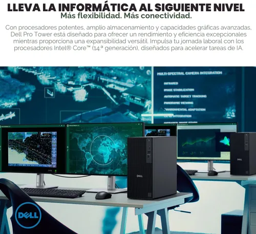 Miniatura 6 de Dell Computadora de escritorio Tower para negocios y hogar, OptiPlex de próxima generación, procesador Intel de 4 núcleos de 14ª generación, 8 GB