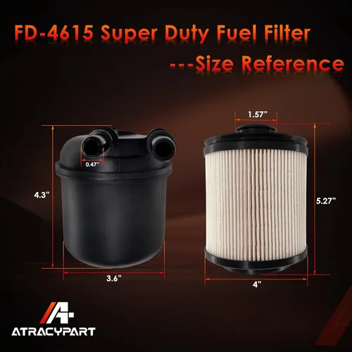 Miniatura 8 de Separador de agua con filtro de combustible diésel de 6.7 Power-stroke │Reemplazo para motores diésel Ford F250 F350 F450 F550 Super Duty V8