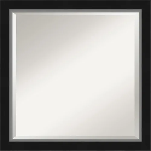 Miniatura 80 de Amanti Art Espejo de baño de madera, espejo de pared negro Ashton para usar como espejo de tocador de baño sobre el fregadero
