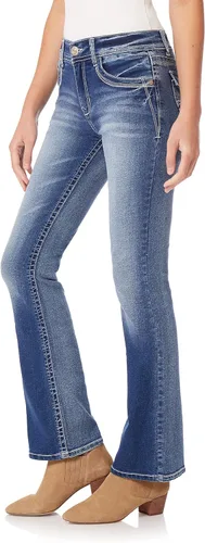 Miniatura 3 de WallFlower InstaStretch Legendary Jeans con ajuste clásico y corte de bota para mujer