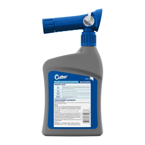 Miniatura 2 de Cutter Concentrado en aerosol para control de insectos en el patio trasero (paquete de 6), mata mosquitos, pulgas y hormigas enumeradas, 32 fl oz
