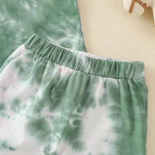 Miniatura 5 de Conjunto de 2 piezas de camiseta de manga corta y pantalones cortos para niños pequeños