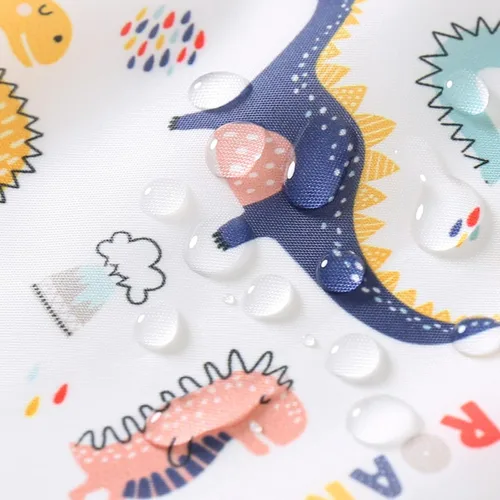 Miniatura 2 de Baberos de manga larga HaimoBurg, paquete de 5, baberos ligeros impermeables para bebés y niños pequeños de 6 a 30 meses