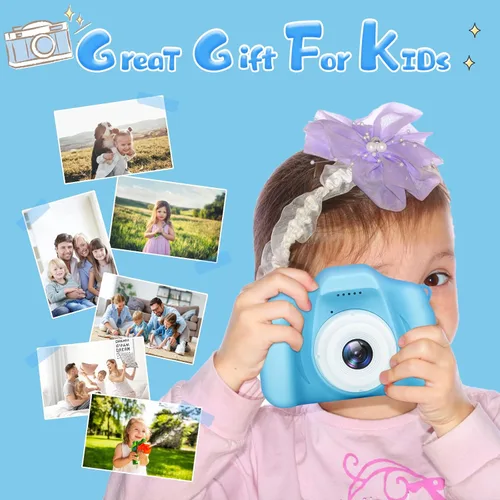Miniatura 6 de Cámara para Niños y Niñas, Cámara Digital GPOSY para Niños, Cámara para Niños Pequeños Regalos de Juguete de Navidad y Cumpleaños para Niños de 3 4