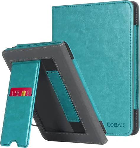 Miniatura 24 de CoBak Case with Stand for Kindle Paperwhite -with Auto Sleep Wake, Card Slot, Hand Strap Feature - Fits Kindle Paperwhite 11th Generation 6.8