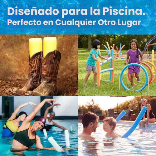 Miniatura 2 de In The Swim Fideos de piscina – Fideos de espuma grandes suaves para mayor flotabilidad – Dispositivo de entrenamiento flotante, ayuda para Surtido
