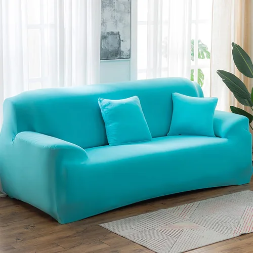 Miniatura 18 de Morbuy Funda súper elástica para sofá, 4 piezas de elastano, funda de sofá modular de color sólido con parte inferior elástica, protector de muebles