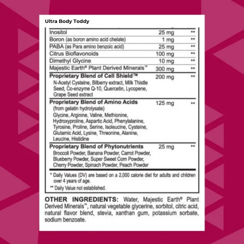 Miniatura 3 de Youngevity Ultra Body Toddy - Suplemento mineral multivitamínico de más de 100 nutrientes para hombres y mujeres, absorción mejorada