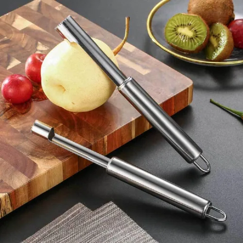 Miniatura 5 de Yiasangly Herramienta descorazonadora de frutas y verduras, juego de descorazonador de acero inoxidable multifunción y removedor de picaduras