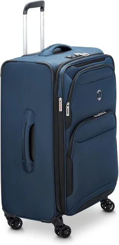 Miniatura 4 de DELSEY Paris Sky Max 2.0 Softside - Maleta expandible con ruedas giratorias, Azul, Sky Max 2.0 Softside - Equipaje expandible con ruedas giratorias