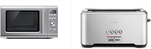 Miniatura 8 de Breville BMO650SIL - Horno de microondas para encimera de cierre suave, color plateado