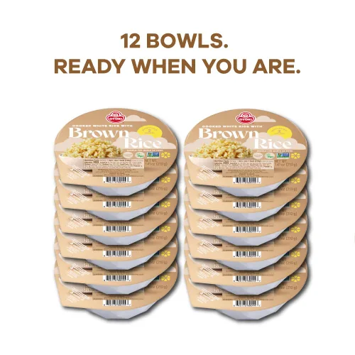 Miniatura 6 de OTOKI Arroz integral germinado coreano, tazones de arroz de grano entero premium, sin gluten y vegano, listo en 2 minutos, 7.41 oz (paquete de 12)