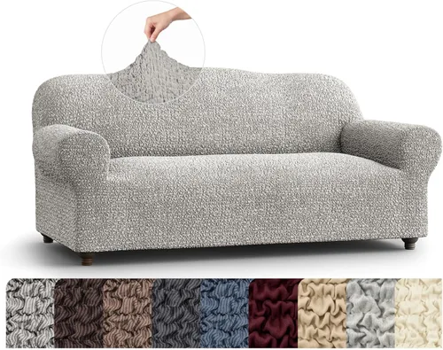 Miniatura 20 de PAULATO BY GA.I.CO. Funda para silla - Funda para sillón - Funda desmontable para sillón - Funda de tela de algodón - 1 pieza, protector de muebles