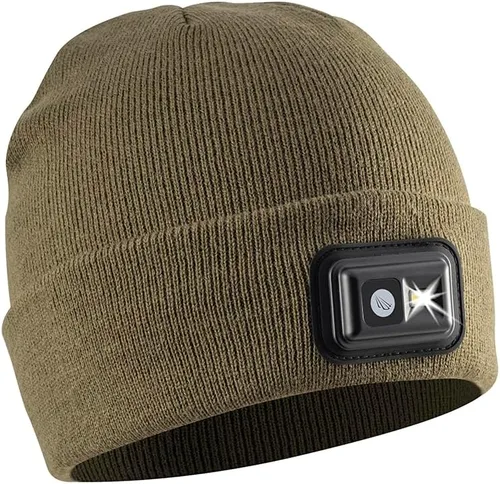Miniatura 21 de POWERCAP - Sombrero LED con luz de 150 lúmenes, forro polar recargable con faro incorporado brillante, impermeable, cálido, talla única Mossy Oak