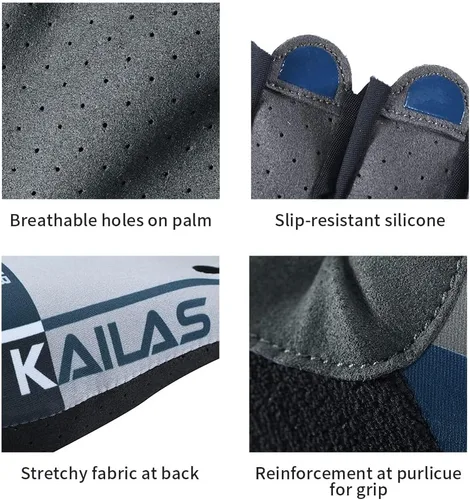 Miniatura 2 de KAILAS Guantes de trekking de medio dedo