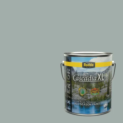 Miniatura 102 de Rodda Paint CASCADIA XL Pintura e imprimación satinada exterior en uno, cuarto de galón, solo ayer