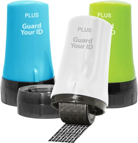 Miniatura 8 de Guard Your ID Advanced 2.0 Roller Paquete de 3 para Protección contra Robo de Identidad, Kit de Sellos de Seguridad Confidenciales de Colores Xtra