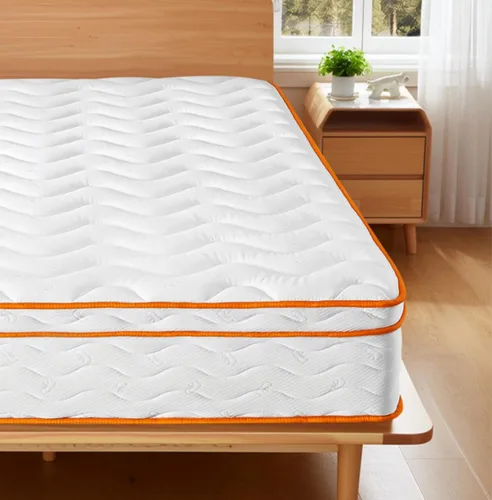 Miniatura 10 de Colchón híbrido de espuma viscoelástica de 10 pulgadas en caja con resortes embolsados, colchón de cama individual de firmeza media para aliviar