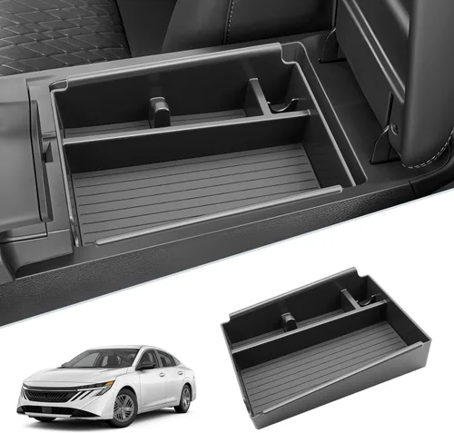 Miniatura 28 de SKTU Compatible con 2020-2024 2025 Land Rover Defender organizador de consola central 2023 2024 2025 accesorios Defender 2024 2025 bandeja