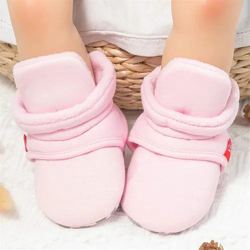 Miniatura 14 de SOFMUO Pantuflas unisex para bebé, niña, niño, ligeras, antideslizantes, para interiores, zapatos de casa, botines para niños pequeños