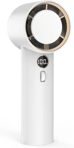 Miniatura 11 de Ventilador de mano, ventilador personal portátil con 1-100 velocidades ajustables, 5000 mAh [15 horas de tiempo de trabajo máximo] recargable