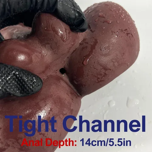 Miniatura 5 de Consolador Torso Muñeca Sexual para Masturbación Femenina, TPE Sexdoll Consolador Enorme Flexible para la Parte Inferior, Juguete Masturbador