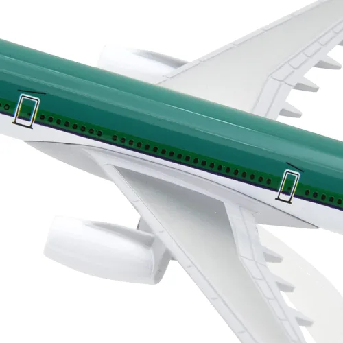 Miniatura 7 de TANG DYNASTY 1:400 Air Bus A330-300 Irlanda AER Lingus Metal Avión Modelo Avión Modelo Avión de Juguete (Verde)