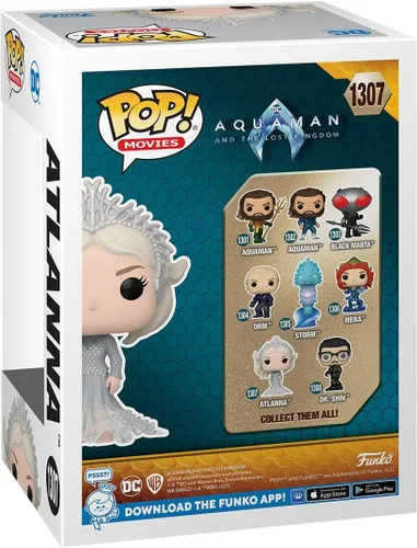 Miniatura 3 de Funko Pop! Movies: DC - Atlanna - Aquaman - Figura de vinilo coleccionable - Idea de regalo - Producto oficial - para niños y adultos - Fans