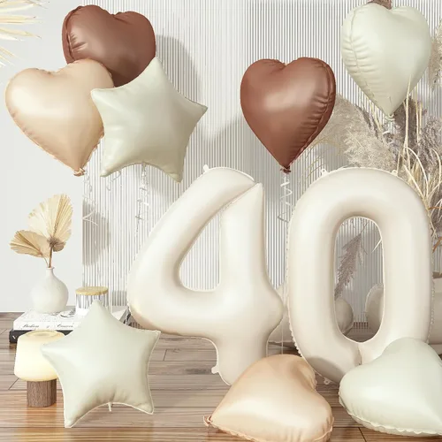 Miniatura 17 de Globo grande de aluminio 60, 40 pulgadas, color verde azulado oscuro, globo autoinflable del número 60 para hombres de 60 cumpleaños, globos de Azul