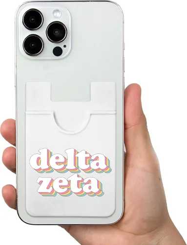 Miniatura 3 de Sorority Shop Delta Zeta Koala Pouch - Tarjetero de diseño retro para funda de teléfono, cartera para teléfono adherente, ultrafina y ligera