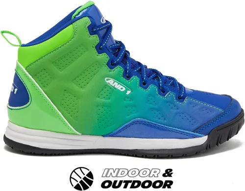 Miniatura 2 de AND1 Showout - Tenis de baloncesto para niños, tenis de caña media para niños, niños pequeños de 1 a 7 años