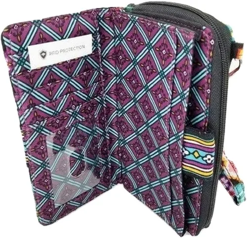 Miniatura 3 de Vera Bradley Pulsera combinada icónica RFID en vides florales, Floral
