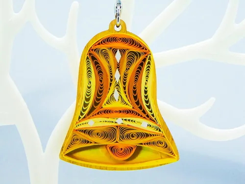 Miniatura 13 de Árbol de Navidad, decoración del hogar, decoración navideña, adorno hecho a mano, ornamento quilled, bolso, mochila, bolso, teléfono móvil